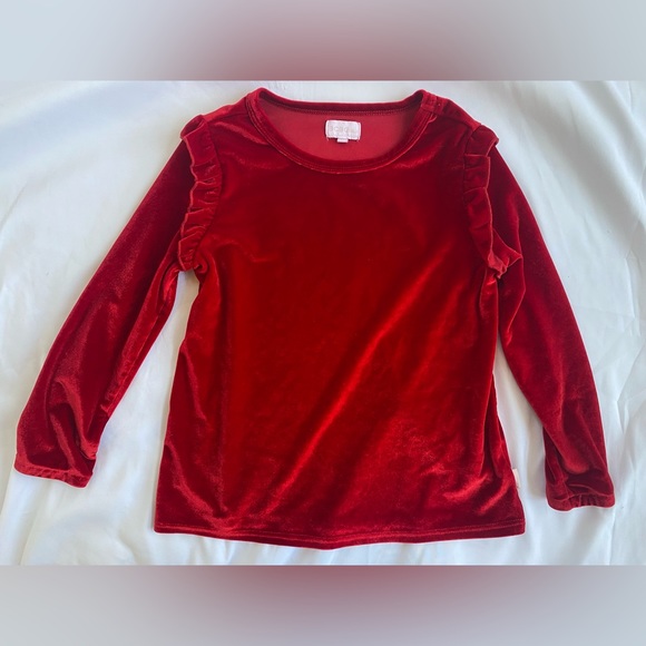 BCBGirls Red Velvet Holiday Tunic Size 4T - Picture 3 of 11